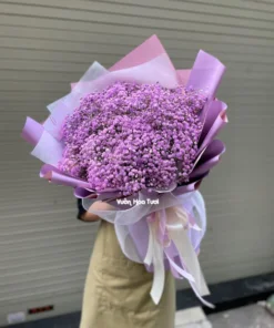 Bó Hoa Baby Tím Say Đắng Người Thương