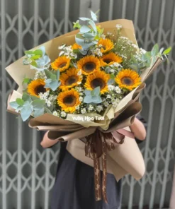 Bó hoa hướng dương Thiên nhiên Tặng Nam