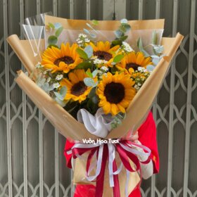 hoa hướng dương làm hoa sinh nhật tặng nam