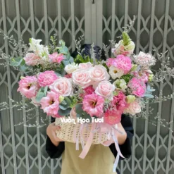 Giỏ hoa sinh nhật công chúa xinh đẹp