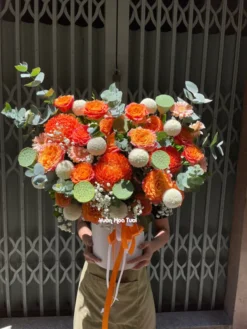 Lẵng Hoa Sinh Nhật Tinh Tế Sang Trọng