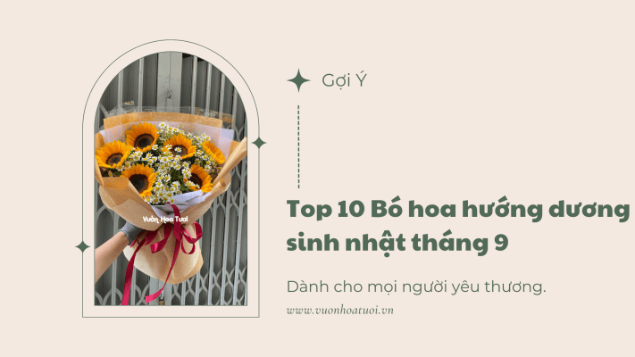 Top 10 Bó hoa hướng dương sinh nhật tháng 9 Top 10 Bó hoa hướng dương sinh nhật tháng 9