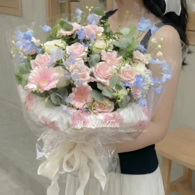 Bó Hoa Hồng Quyến Rũ Say Đắm Tặng Sinh Nhật Mẹ