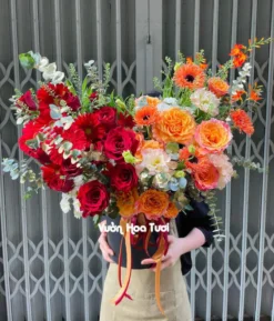 Lẵng Hoa khai Trương Để Bàn Tinh Tế