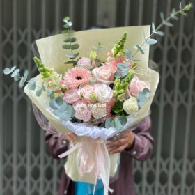 Bó Hoa Hồng Sinh Nhật Ấm Ấp