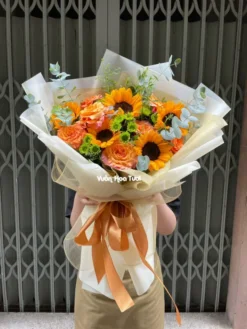 Bó Hoa Hướng Dương Tốt Nghiệp Thành Danh