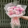 Bó Hoa Gấu Bông Hồng Sáp Dễ Thương Tặng Sinh Nhật Bó Hoa Gấu Bông Hồng Sáp Dễ Thương