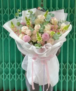 Hoa Hẹn Hò Bó Hoa Hồng Xinh Xắn