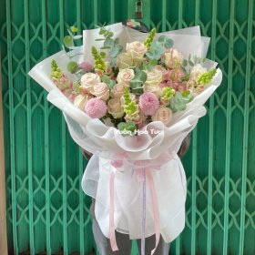 Hoa Hẹn Hò Bó Hoa Hồng Xinh Xắn