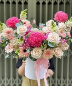 Lẵng Hoa Đẹp Sinh Nhật Hàn Quốc