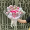 Bó hoa gấu bông hồng Pastel Hàn Quốc Kèm Túi Bó hoa gấu bông hồng Pastel Hàn Quốc