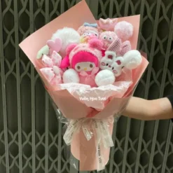 Bó Hoa Gấu Bông Tặng Sinh Nhật Dễ Thương