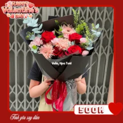 Hoa Valentine Bó Hoa 14/02 Say Đắm Yêu Nhau