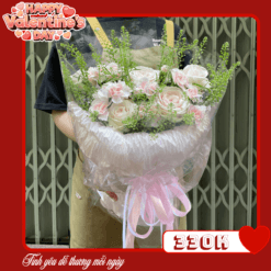 Hoa Valentine Bó Hoa Tình Yêu Mãi Mãi Yêu Nhau