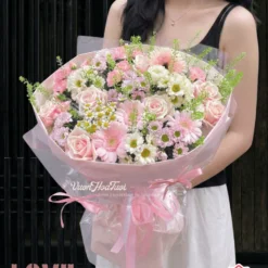 Hoa Valentine Bó Hoa Tươi Tình Yêu Mãi Mãi Yêu Nhau