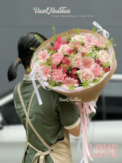 Hoa Valentine Cái Ôm Ngọt Ngào