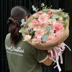 Hoa Valentine Bó Hoa Tình Yêu Thăng Hoa