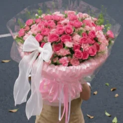 Hoa Valentine Bó Hoa Yêu Kiều Say Mê