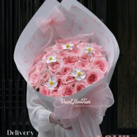 Hoa Valentine Bó Hoa 14/02 Yêu Thương Ngọt Ngào