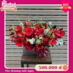 Giỏ Hoa 8 Tháng 3 Say Đắm