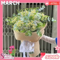 Bó Hoa Khu Vườn Ngọt Ngào Hoa 8 Tháng 3
