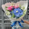 Bó hoa tú cầu tặng sinh nhật bạn gái đẹp dễ thương Hydrangea Lily Bó hoa tú cầu tặng sinh nhật bạn gái đẹp dễ thương