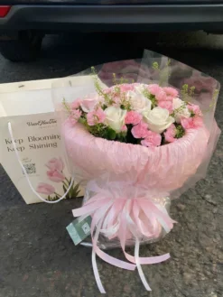 Túi Hoa Valentine Hồng Ngọt Ngào