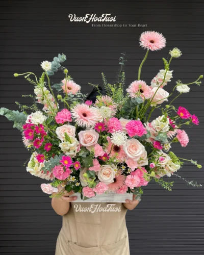 Gio Hoa Tươi Blissful Tặng Sinh Nhật