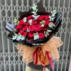 hình ảnh về Bó Hoa Hồng Đỏ Hàn Quốc Ngày Nắng Sớm