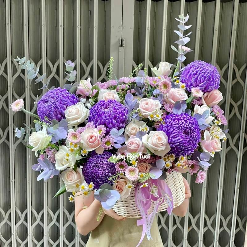 Giỏ Hoa Tươi