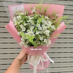 Hoa sự kiện phiên bản bó hoa thạch thảo