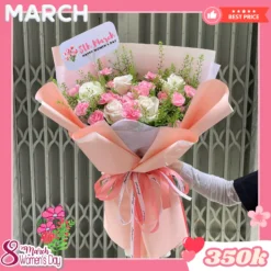 Bó Hoa 8 Tháng 3 Gửi Yêu Thương Dịu Dàng