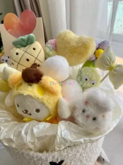 bó hoa gấu bông vàng sinh nhật đẹp 2