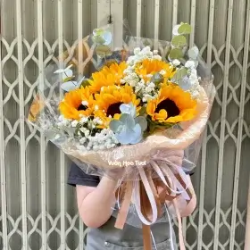 Hoa Hướng Dương Phong Cách Hiện Đại Tặng Lễ Tốt Nghiệp