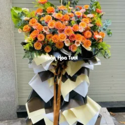 kệ hoa sang trọng tặng ngày khai trương đối tác