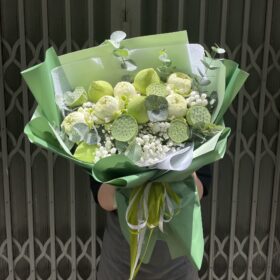 Bó Hoa Sen Chân Thành Tặng Cha