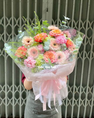 Blossom & Co là bó hoa tú cầu mang yêu thương dễ thương