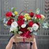 Giỏ Hoa Chúc Mừng Happy Stip Giỏ Hoa Chúc Mừng Happy Stip