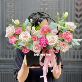 Giỏ Hoa Joyful Birthday