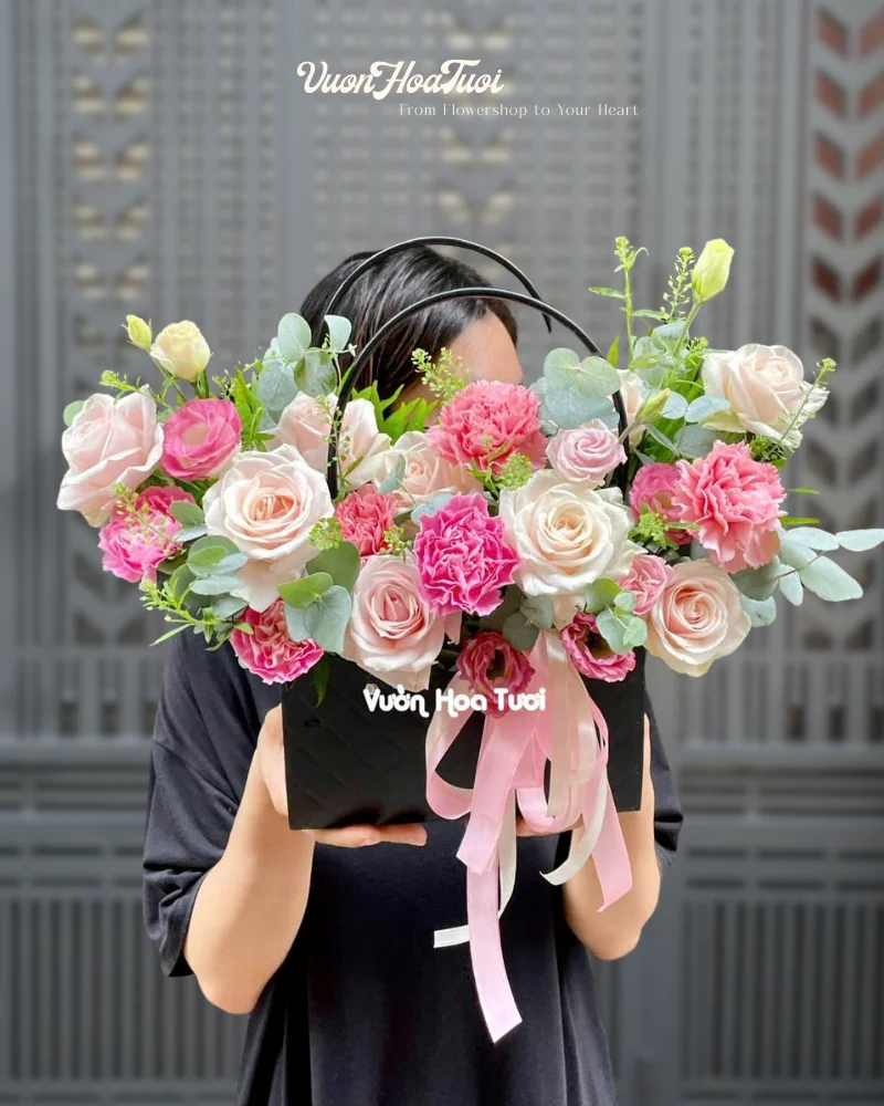 Giỏ Hoa Joyful Birthday Giỏ Hoa Joyful Birthday