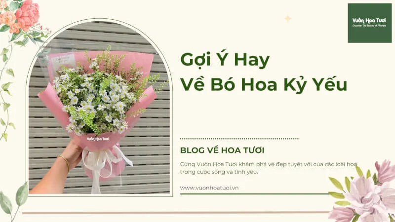 bó hoa chụp hình kỷ yếu đẹp xinh