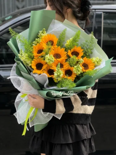 Phiên bản hoa bó hướng dương với tên gọi hành trình nổ lực không ngừng!