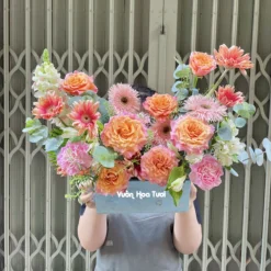 Giỏ Hoa Sinh Nhật Dư Vị Yêu Thương