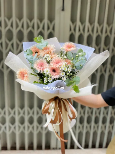 Hoa Bo Sinh Nhat Pastel Coutry