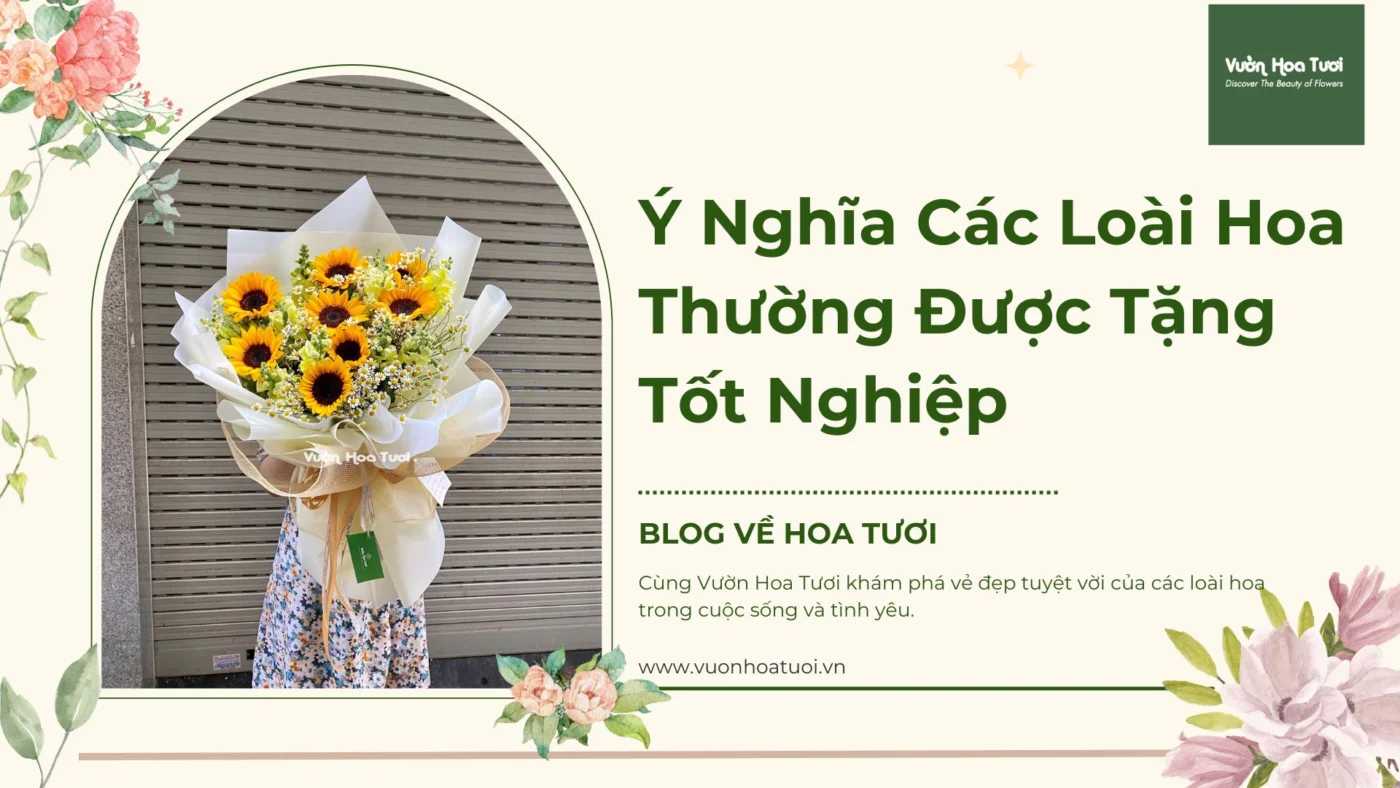 Ý Nghĩa Các Loài Hoa Thường Được Tặng Tốt Nghiệp