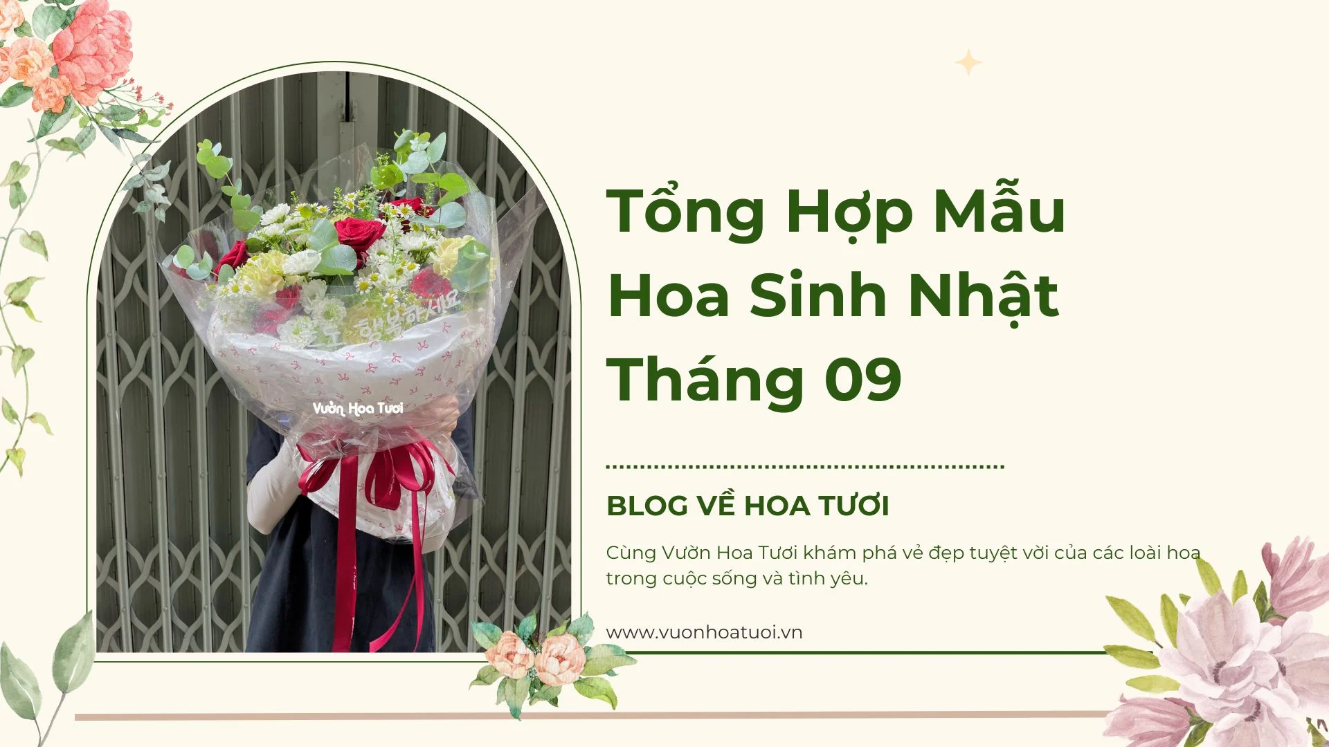 hình ảnh về hoa sinh nhật tháng 9