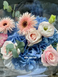 hình ảnh Bó Hoa Tú Cầu Hydrangea Hues