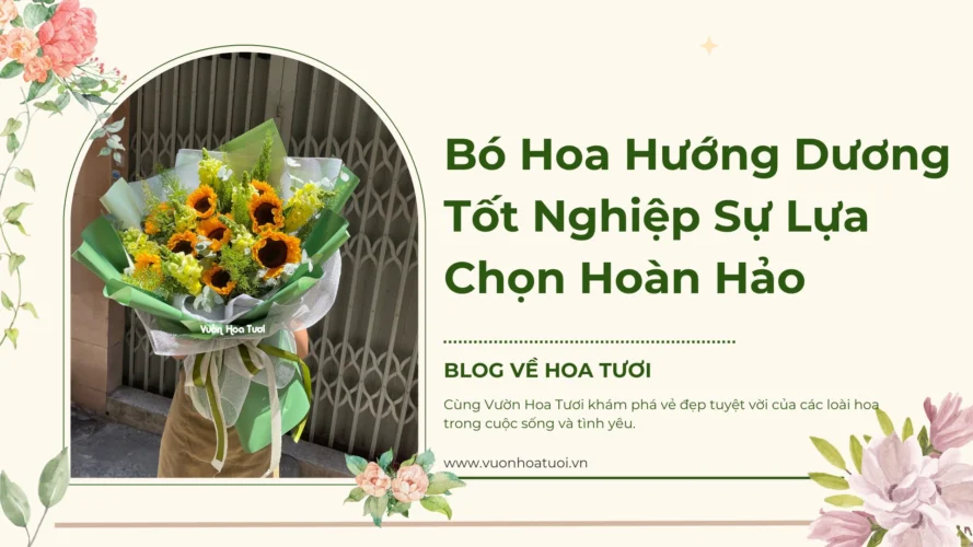 hình ảnh về Bó Hoa Hướng Dương Tốt Nghiệp Sự Lựa Chọn Hoàn Hảo