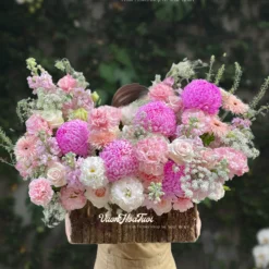 Lẵng Hoa Pastel Celestial