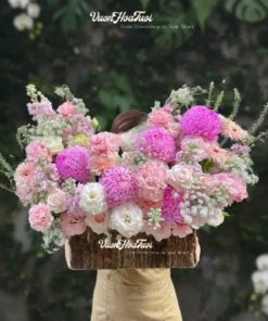 Lẵng Hoa Pastel Celestial